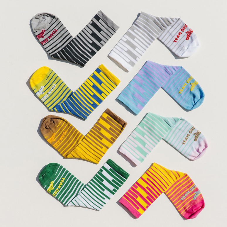 Space bar contrast series sock